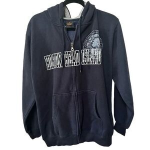 Prairie Mountain Hilton Head Island navy zip up sweatshirt